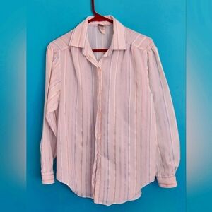 Vintage Alicia Long Sleeve Women's Polyester Blouse Size 12